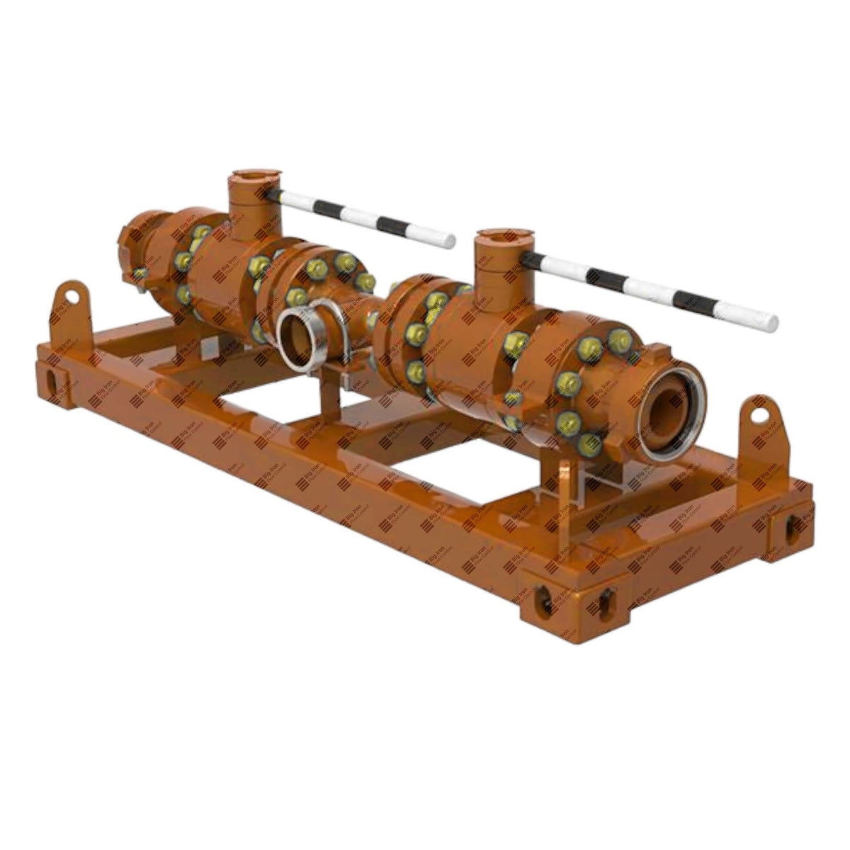 Manifold, Diverter, 2 Way, Ball Valve, 4" 602, 5000 psi, Sour Service