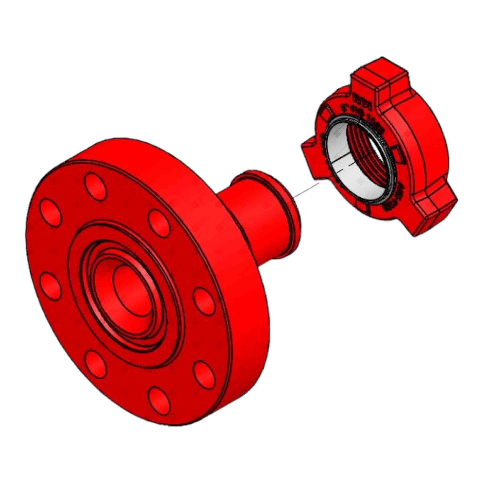 Flange Adapter, 4-1/16