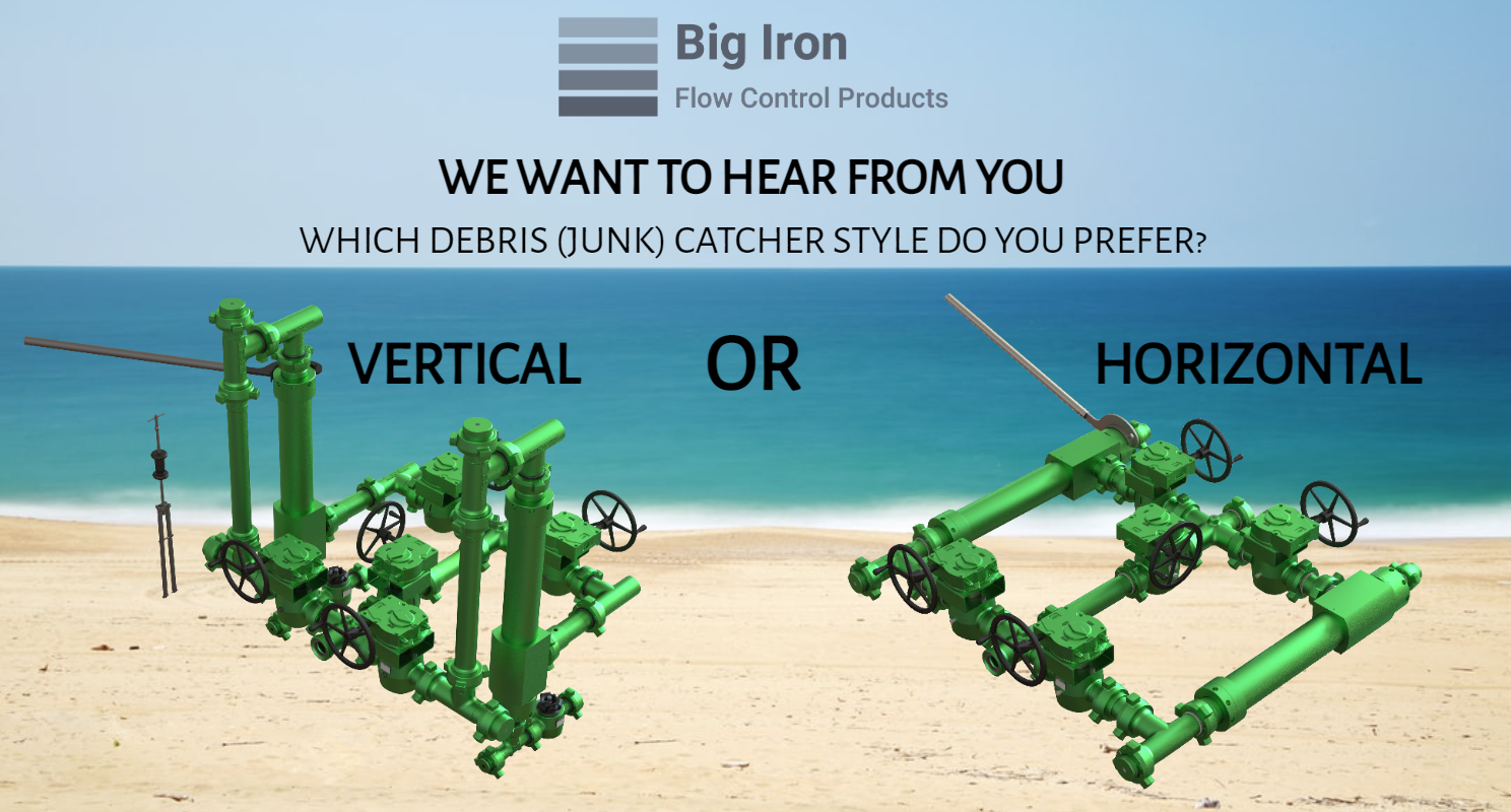 Vertical or Horizontal Debris (Junk) Catchers - Tell us your preference