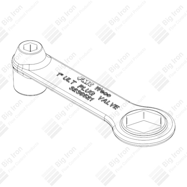 Plug Valve Wrench, FMC TE, 1