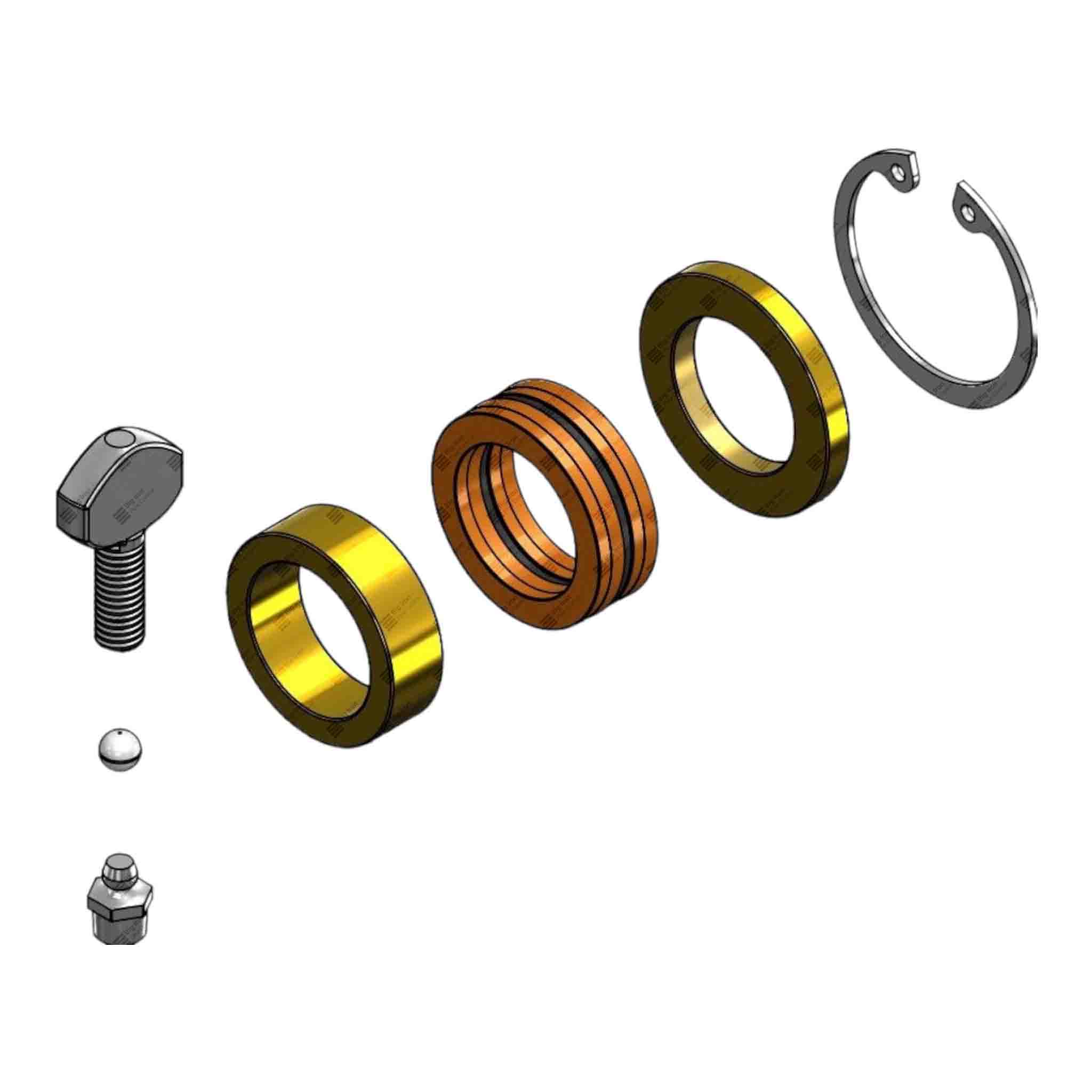 【2plan】23FW★ [MADE] 014 A 2-way surgical ball chain NC Adjustable Choke Repair Kit, Major, RDI, 2