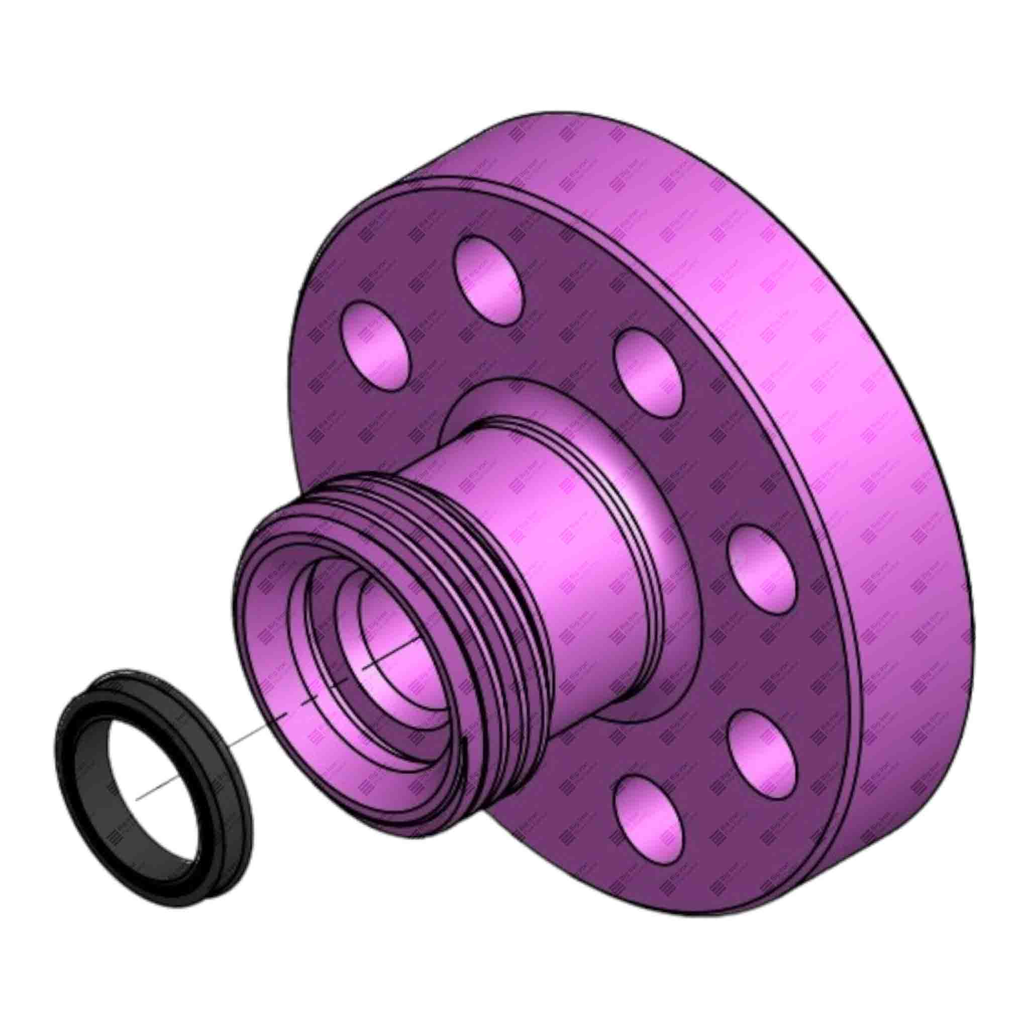 PLOW French Ring13号 Flange Adapter, 2