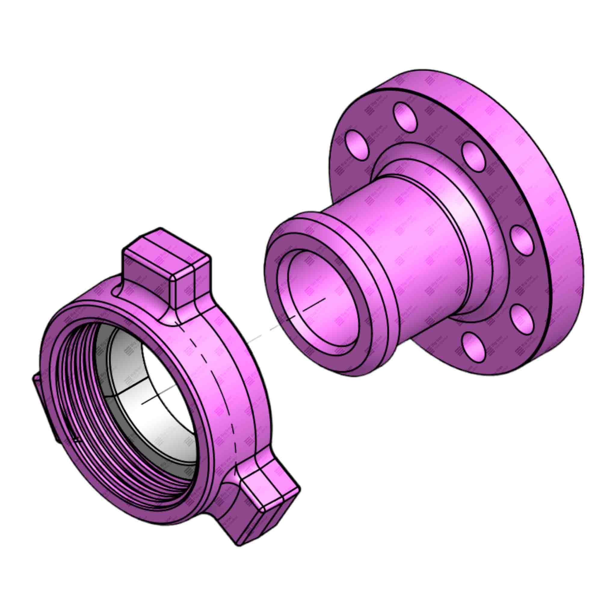 Flange Adapter, 3