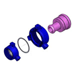 Crossover Union 4" Fig 1002 M X 2" Fig 1502 M 10000 Psi Std Service