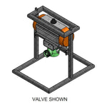 Plug Valve Cage Stand 2 " Fig 1502 Pneumatic Actuated