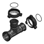 Tee 4” 206 M X F X M Sch 80 2000 Psi Nace W/ DET Wingnut
