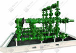 Multi Well Manifold - 2 Co-Mingling Lines AND Front Bridge - 8 Valve 3In Fig 1502 Manifold X 4 10,000Psi Sour Service