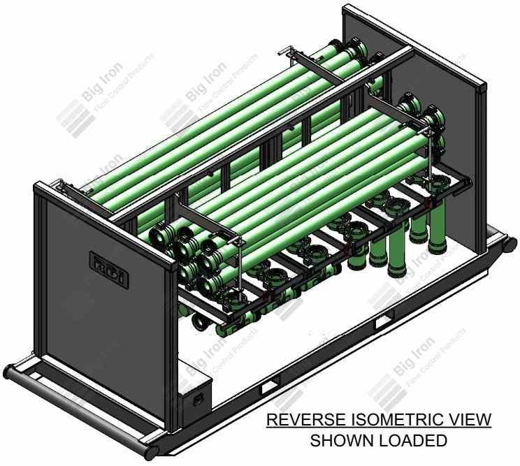 Skid Instrument Rack Skid - Pipe Rack - 3 In Fig 1502/602 – Big Iron Flow Control Products