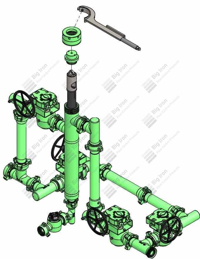 Vertical Debris Catcher 3” Fig 1502 W/4” X 108” Screen AND 6.625” Od X  4.897” Id Barrel 10000 Psi Nace Service